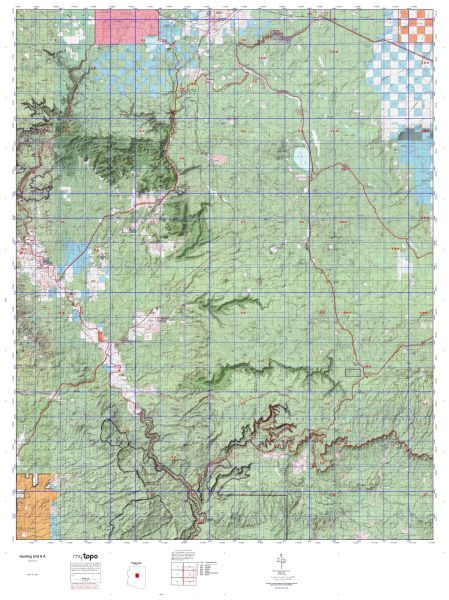 arizona unit 6 a topo map