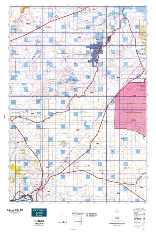 colorado unit 134 hunting map