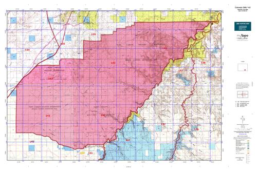 colorado unit 142 hunting map