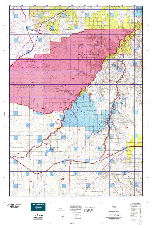 colorado unit 147 hunting map