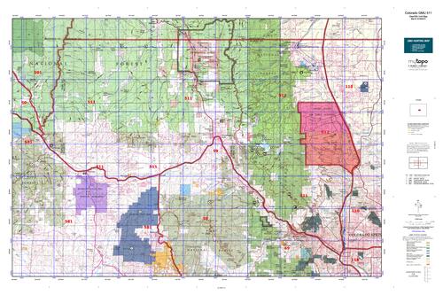 colorado unit 511 hunting map