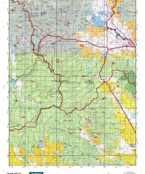 colorado unit 561 hunting map