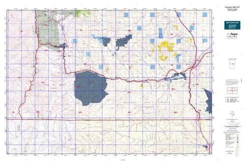 colorado unit 851 hunting map