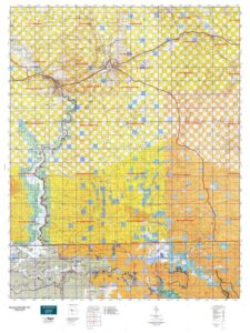 Wyoming Unit 102 Mule Deer Topo Hunting Map - Hunting Topo Maps and ...